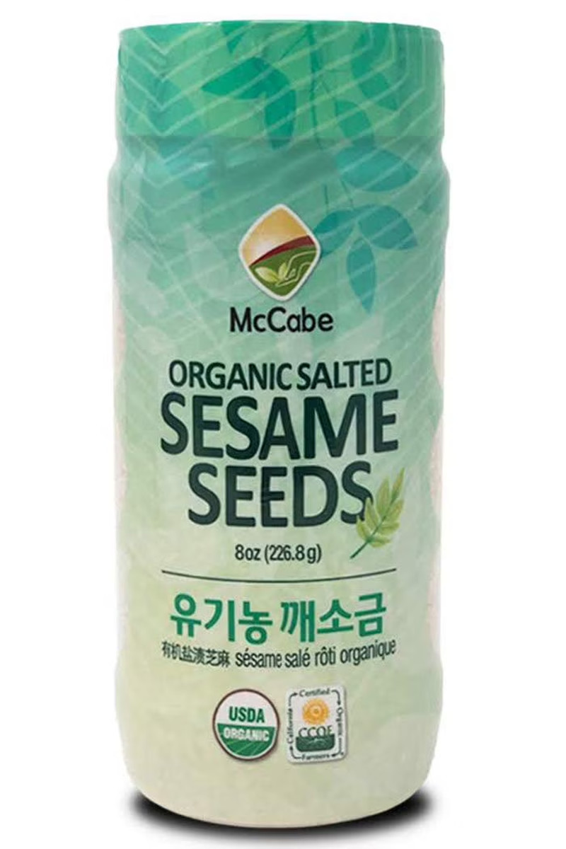 McCabe Organic Roasted Salted Sesame Seeds – Organic Toasted Salted Sesame Seeds