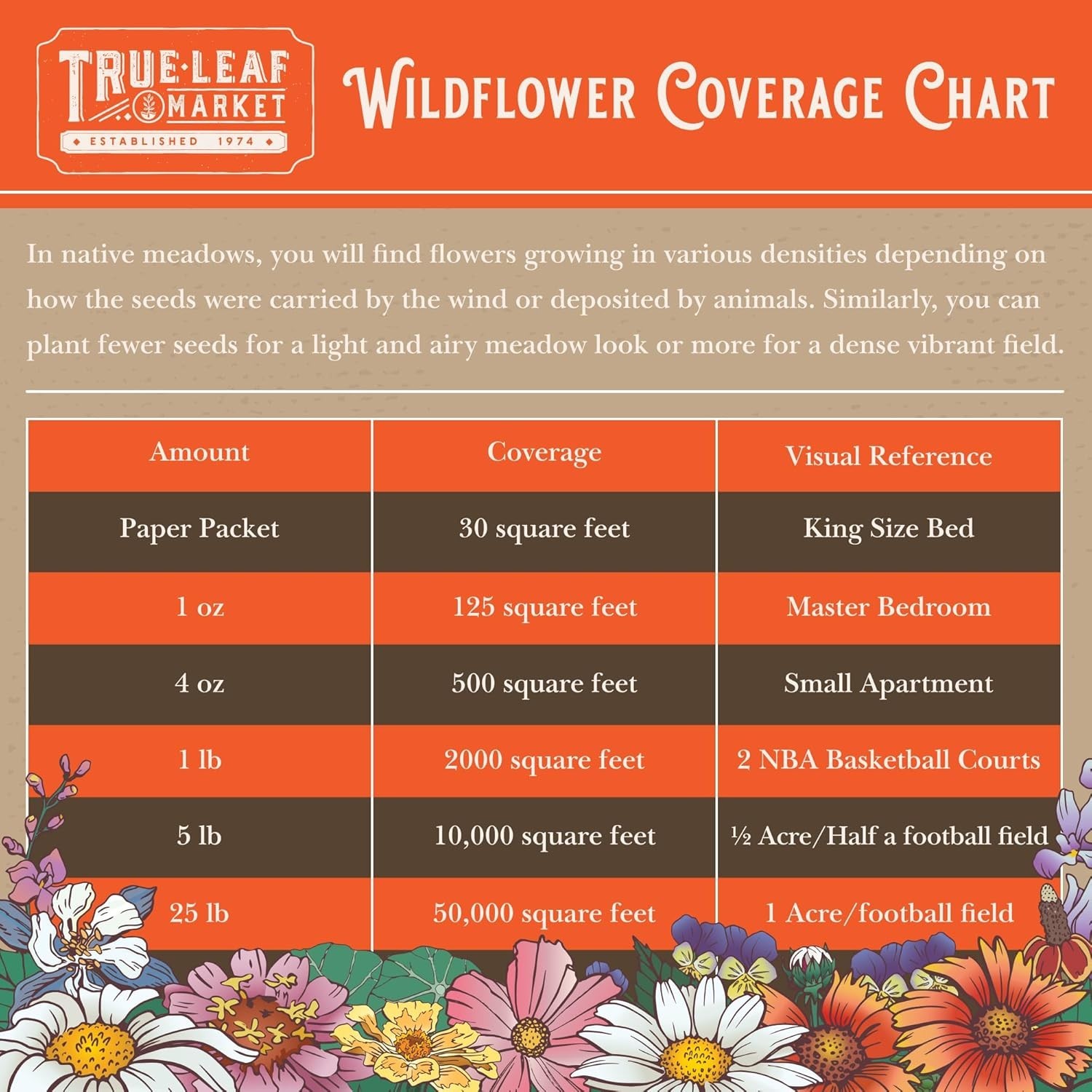 Wildflower Seeds Bulk, 2 Oz. 80,000+ Seeds – Save the Bees Mix with 19 Non-GM…