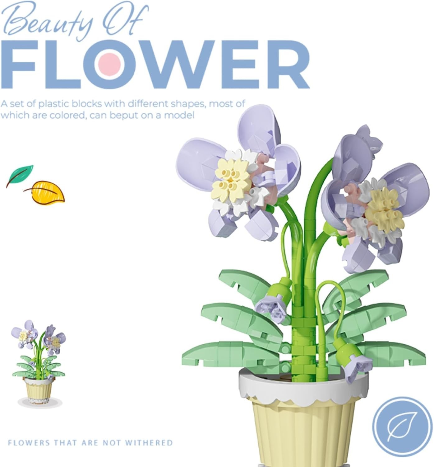 Elegant DIY Orchid Building Blocks – Transform Your Space with Nature’s Beauty