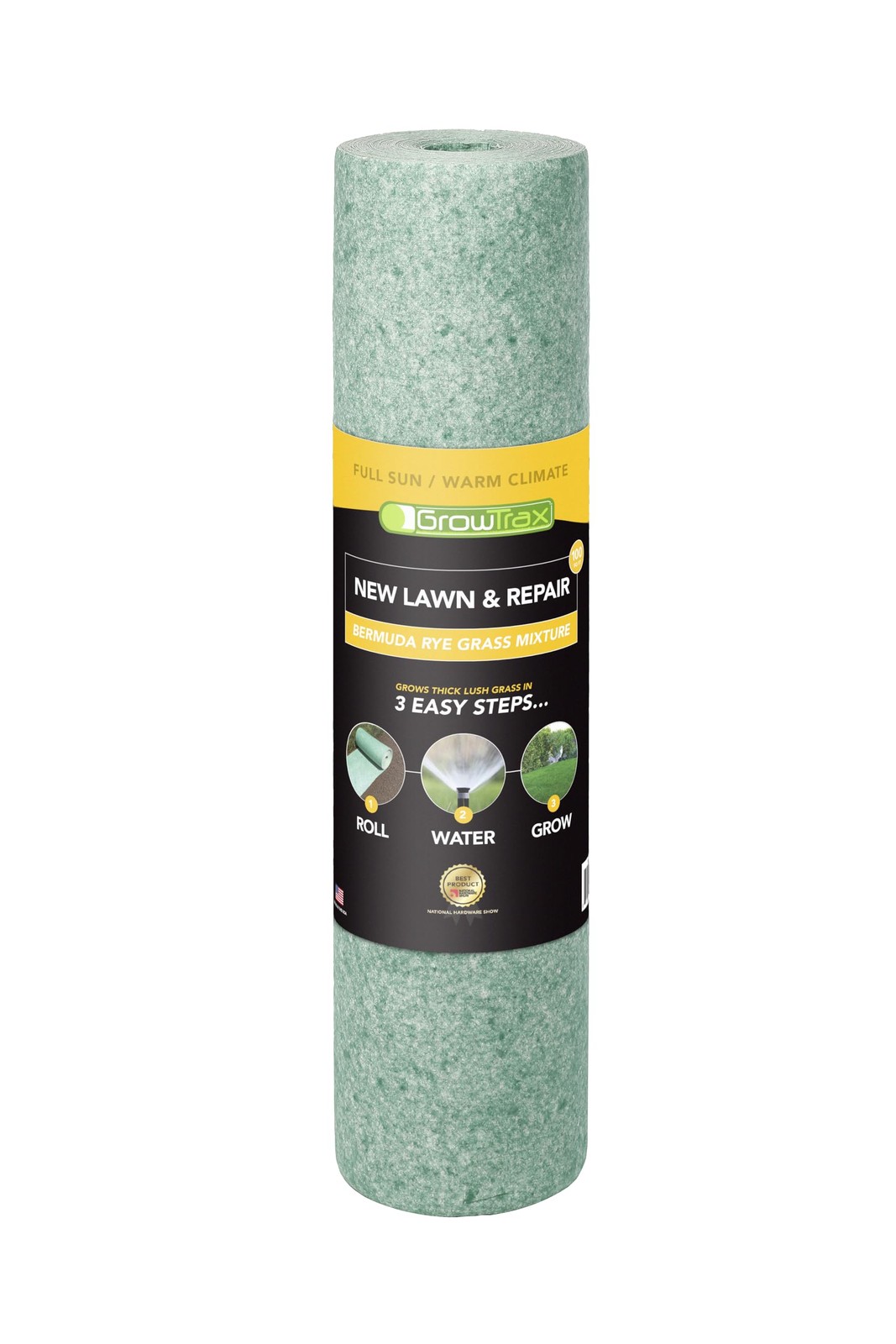 Biodegradable Bermuda Rye Grass Seed & Fertilizer for Lawns & Dog Patches