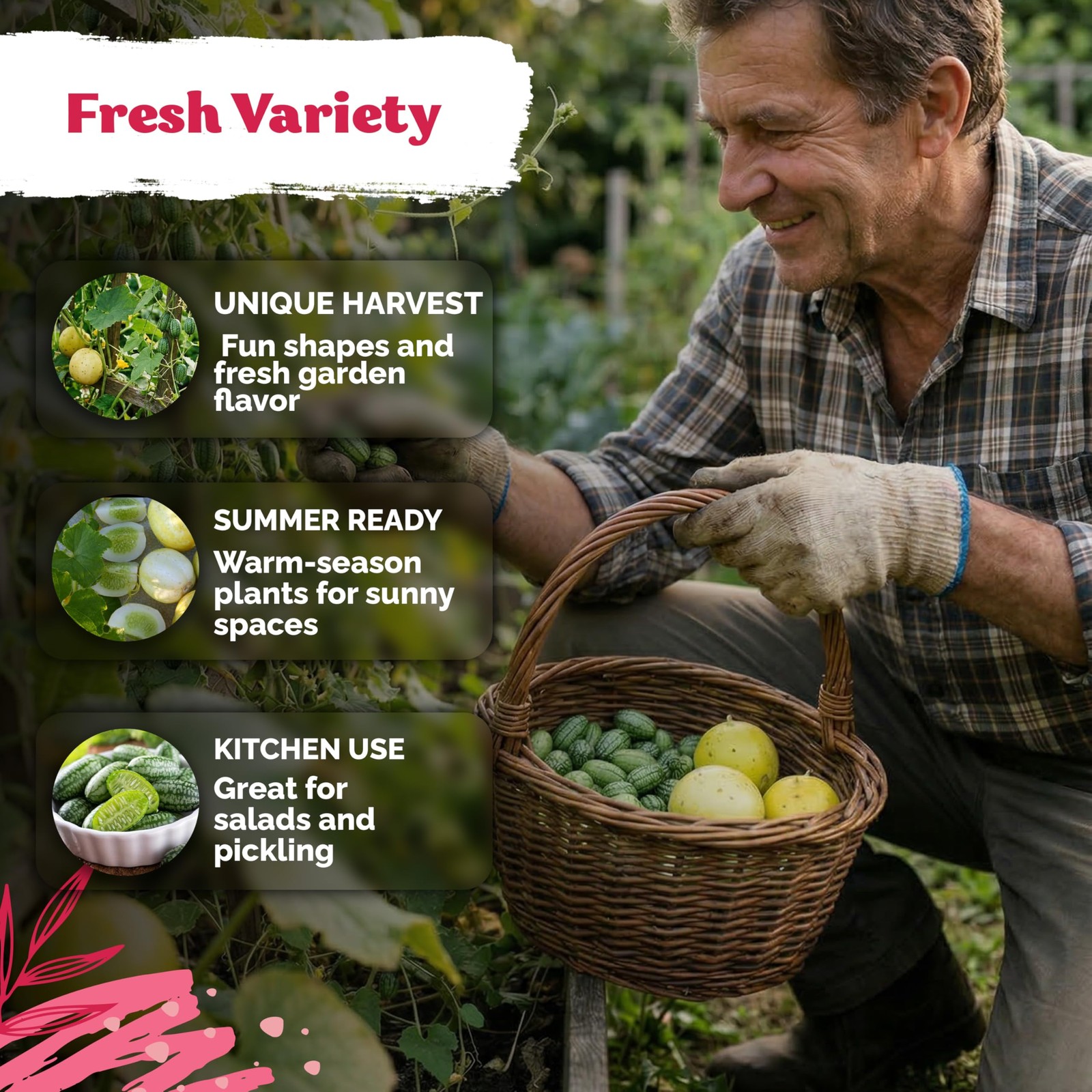 KVITER Cucumber Seeds Collection