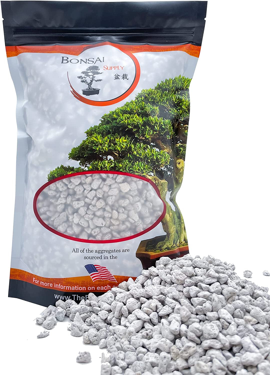 Pumice for Plants, 2 Quarts Bag, 1/4” Particle Size