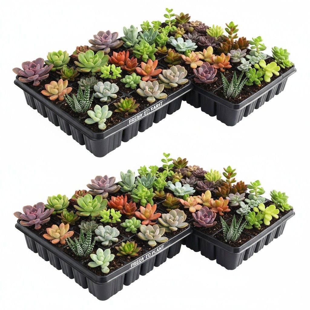 Succulents Assortment Rooted Starter Plant (Pack of 3)