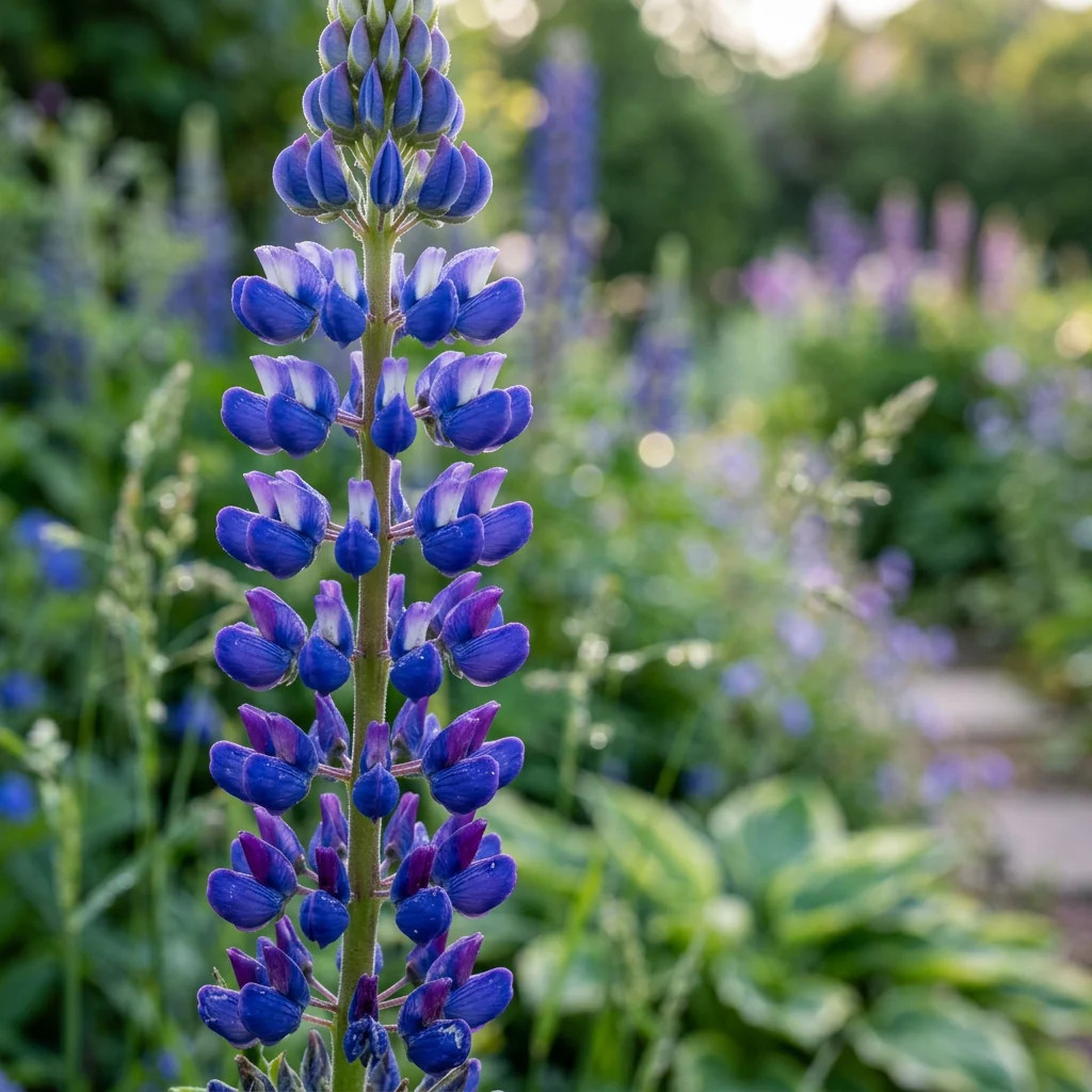 100 Blue Russell Lupine Seeds for Planting – Vibrant Heirloom Perennial Garden