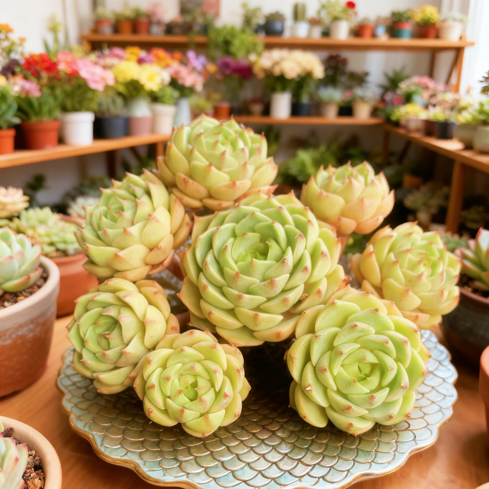 Echeveria Ben Badis Rare Succulent Plant, Bare Root Easy Care Live
