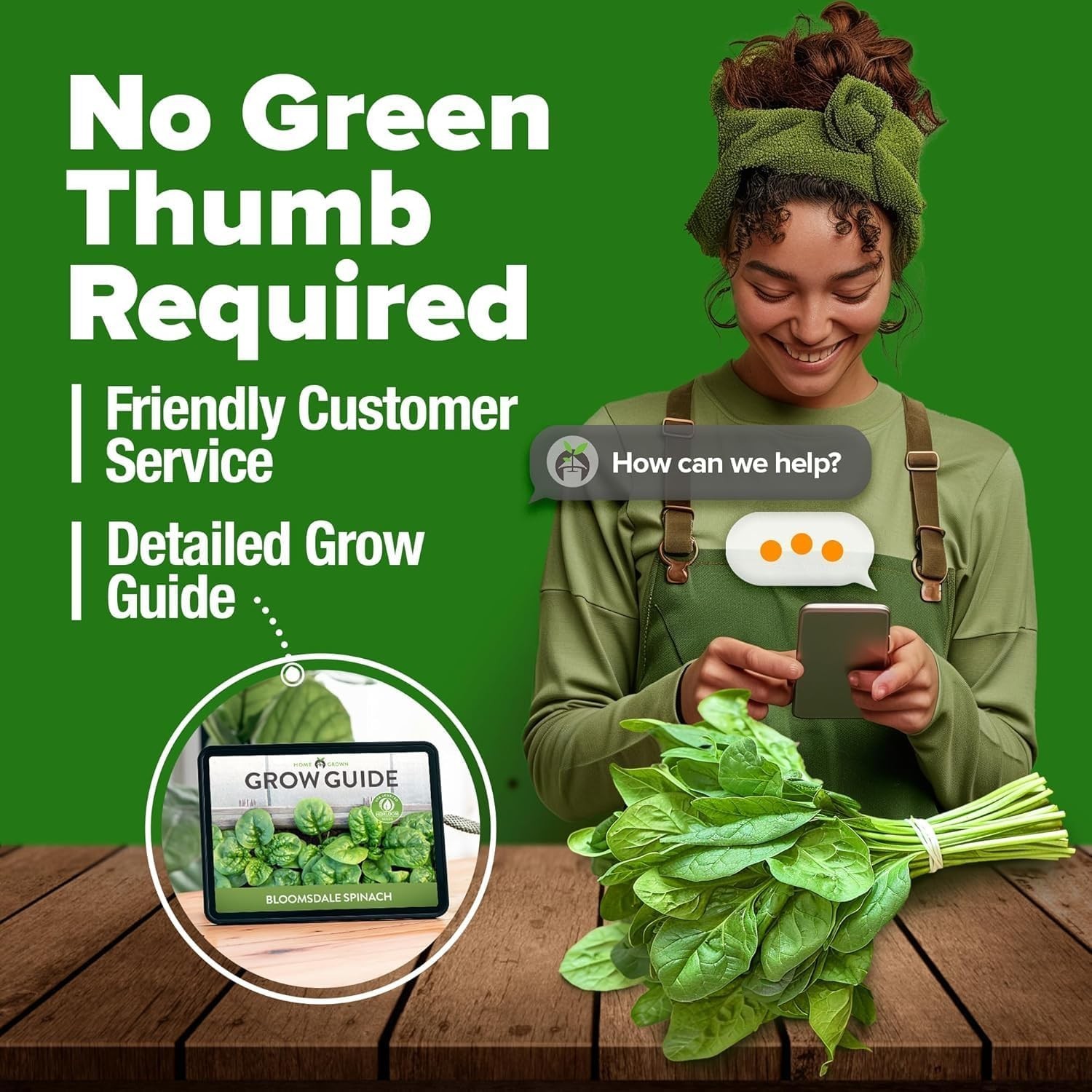 Heirloom Spinach Seeds 704+ – Low Maintenance, High Germination Success