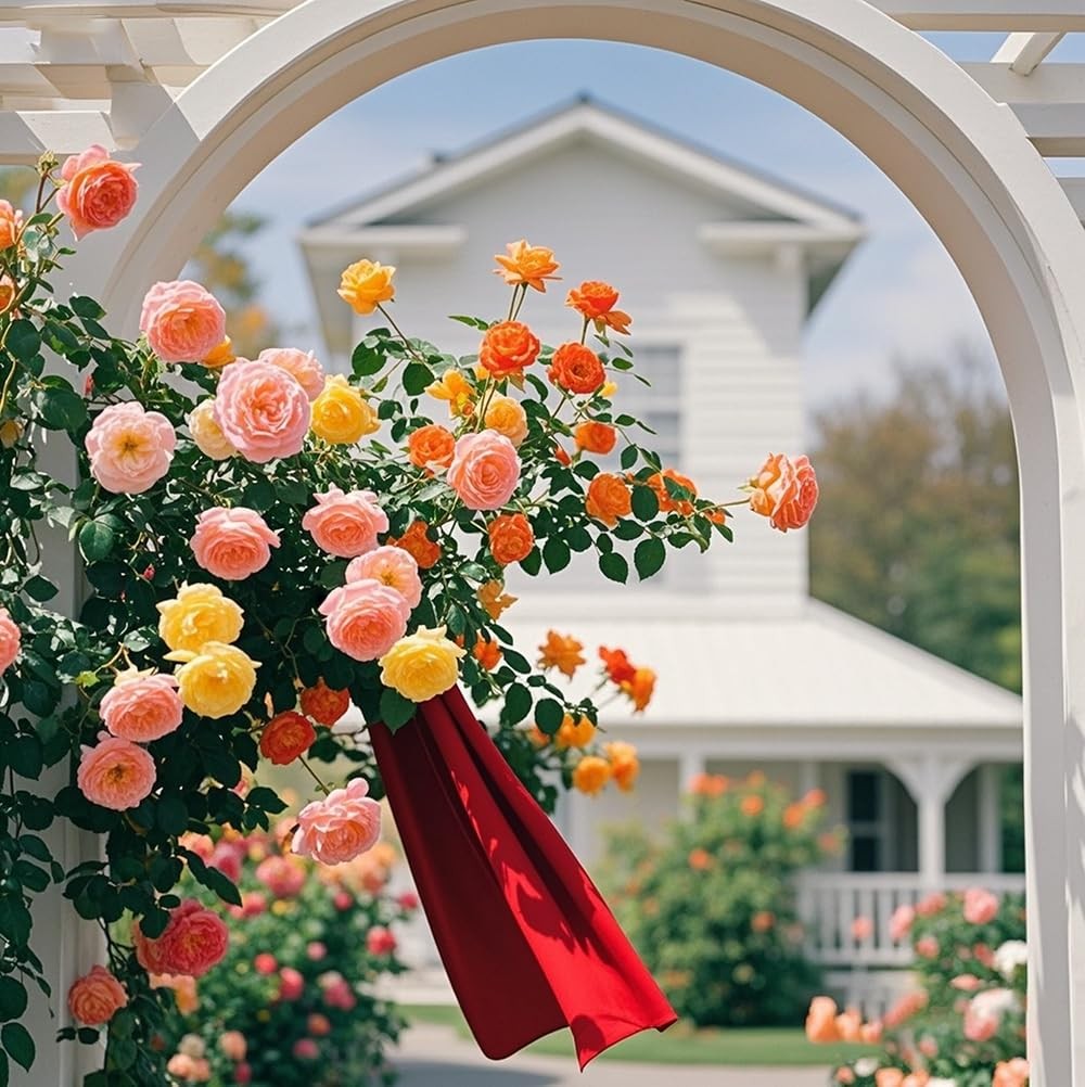 Ficoszo 600 Mix Climbing Rose Seeds For Planting Outdoors Ornamental Vine Rosas