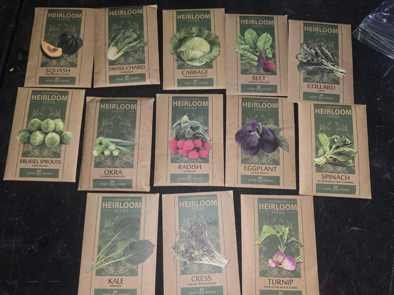 Seed Packets $2.00 Each Heirloom Seeds Non Gmo Different Varieties