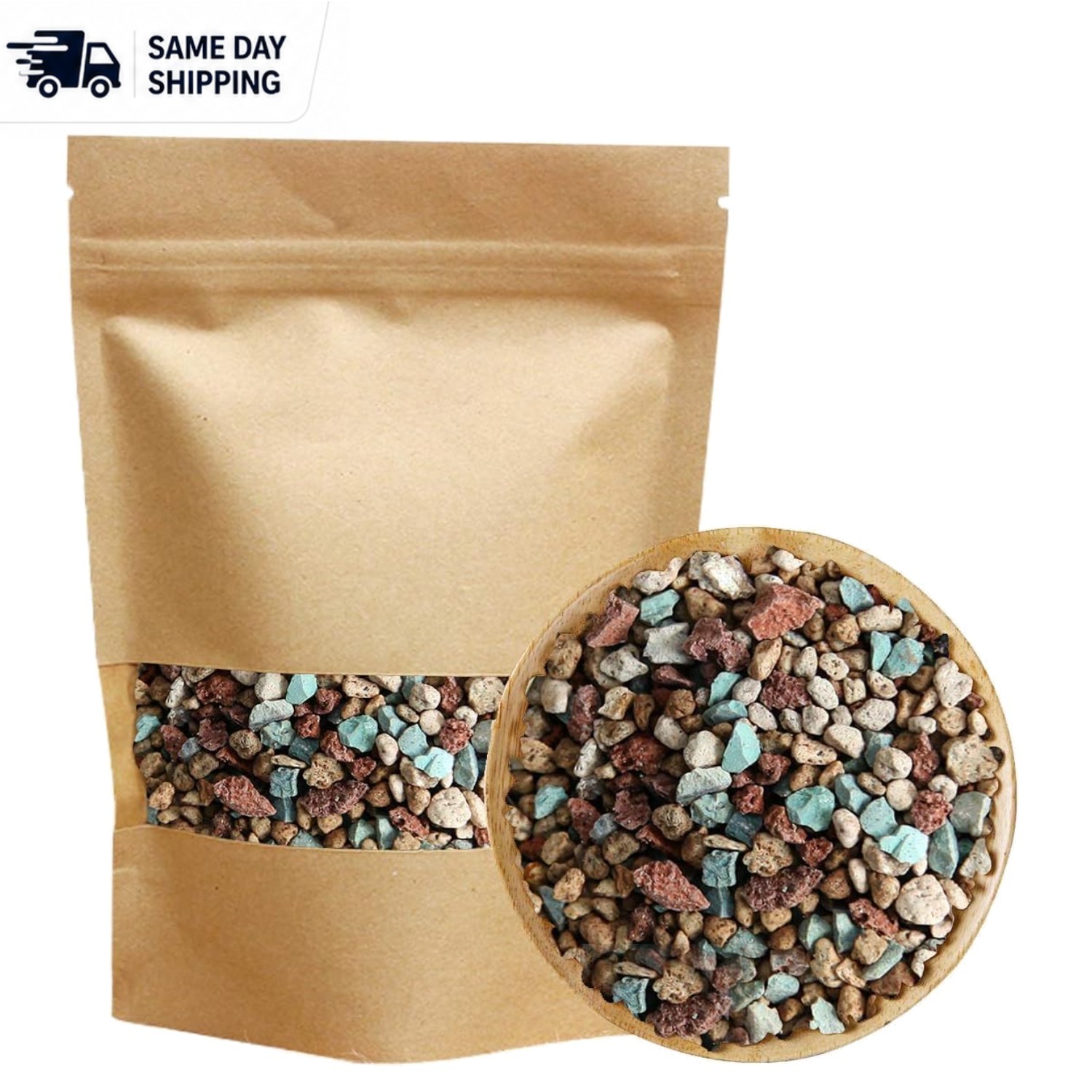 Vibrant 2.2lb Pumice Potting Mix – Ideal for Cacti, Succulents & Terrarium Decor