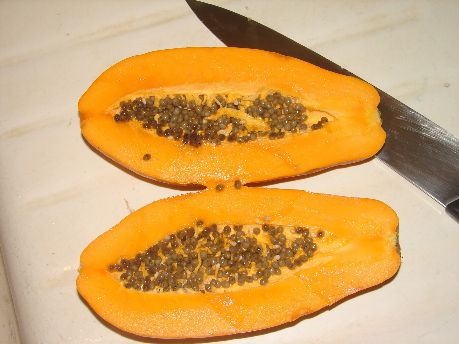 ~LAIE GOLD~ HYBRID PAPAYA Kamiya Yellow Flesh Solo X-77 UH Cultivar 60+ SEEDS