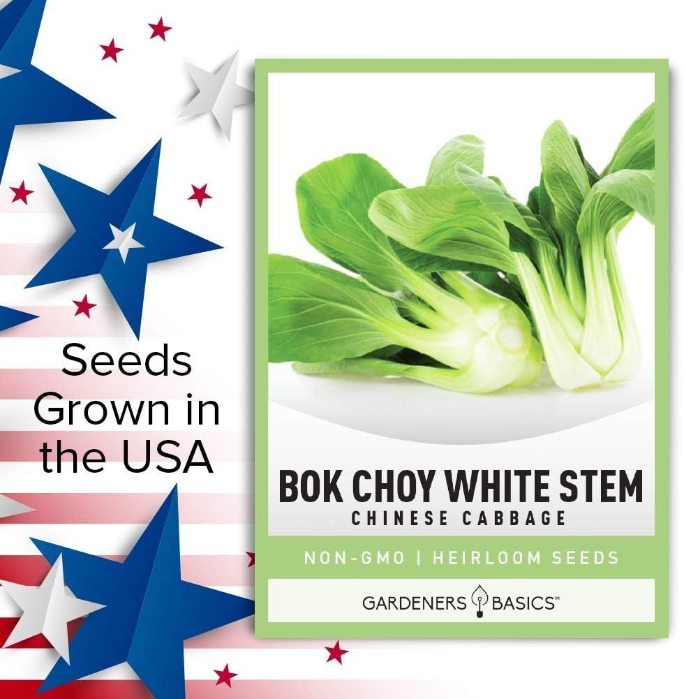 GMO-Free Bok Choy Seeds for Planting – Ideal for Spring and Summer Harvests