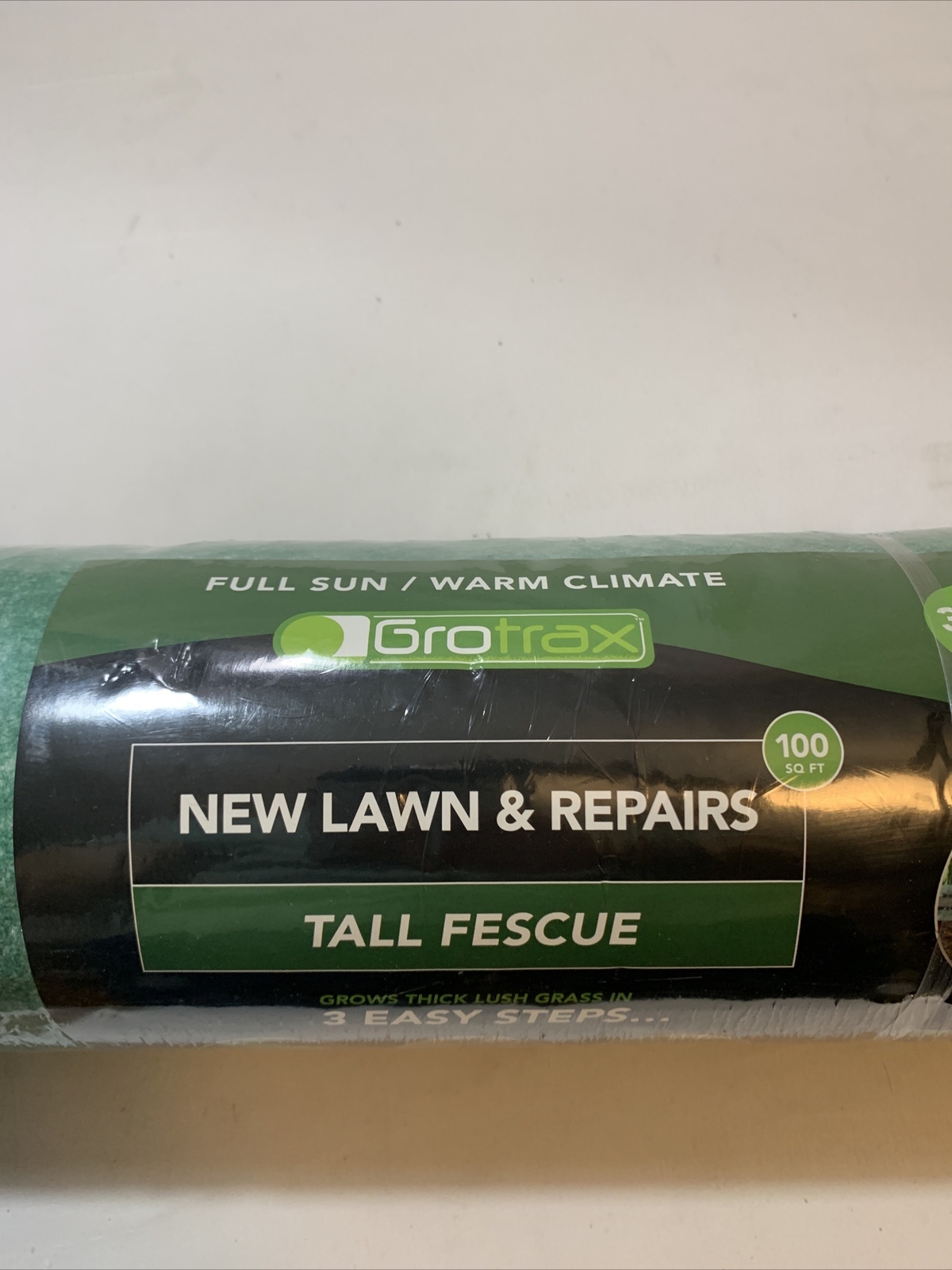 Pack Of 2 Grotrax 100 Sq. Ft. Big Roll Tall Fescue Mixture