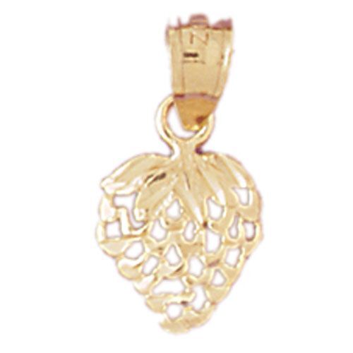 Strawberry Charm Pendant 14k Gold (1.1 Grams)