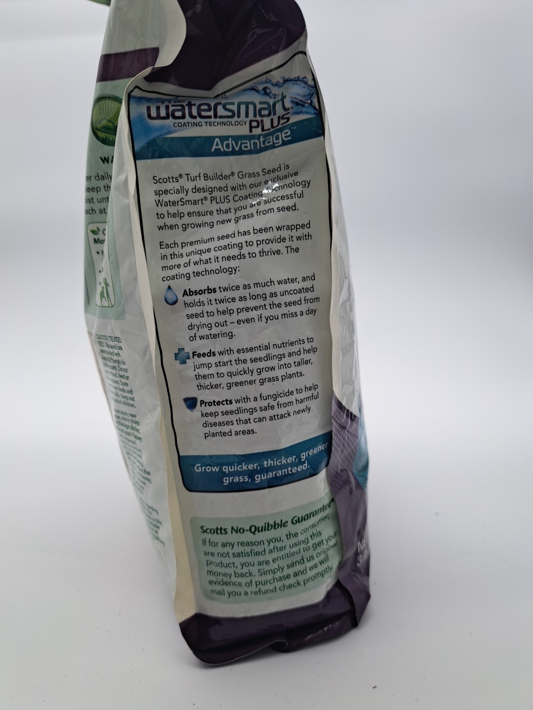 Scotts Turf Builder Grass Seed Perennial Ryegrass Mix 3 lb Watersmart Plus