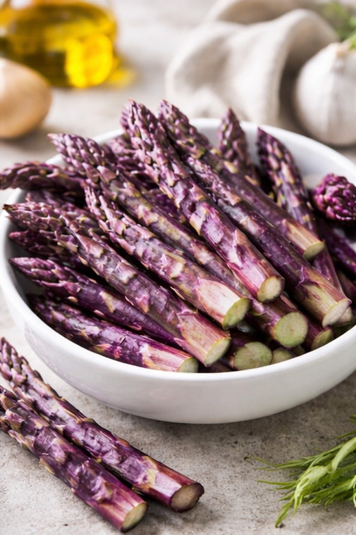 50 Purple Passion Live Asparagus Bare Roots – 2yr Crowns – Hand Picked Nursery