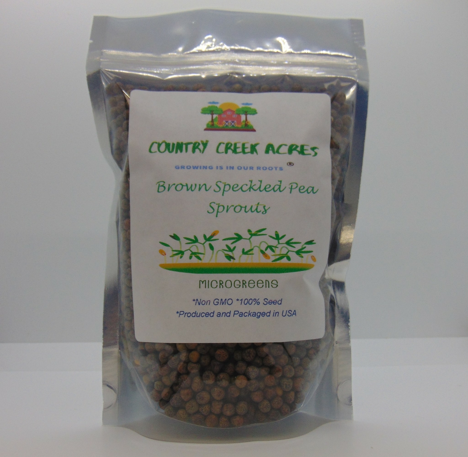 4 oz Brown Speckled Pea