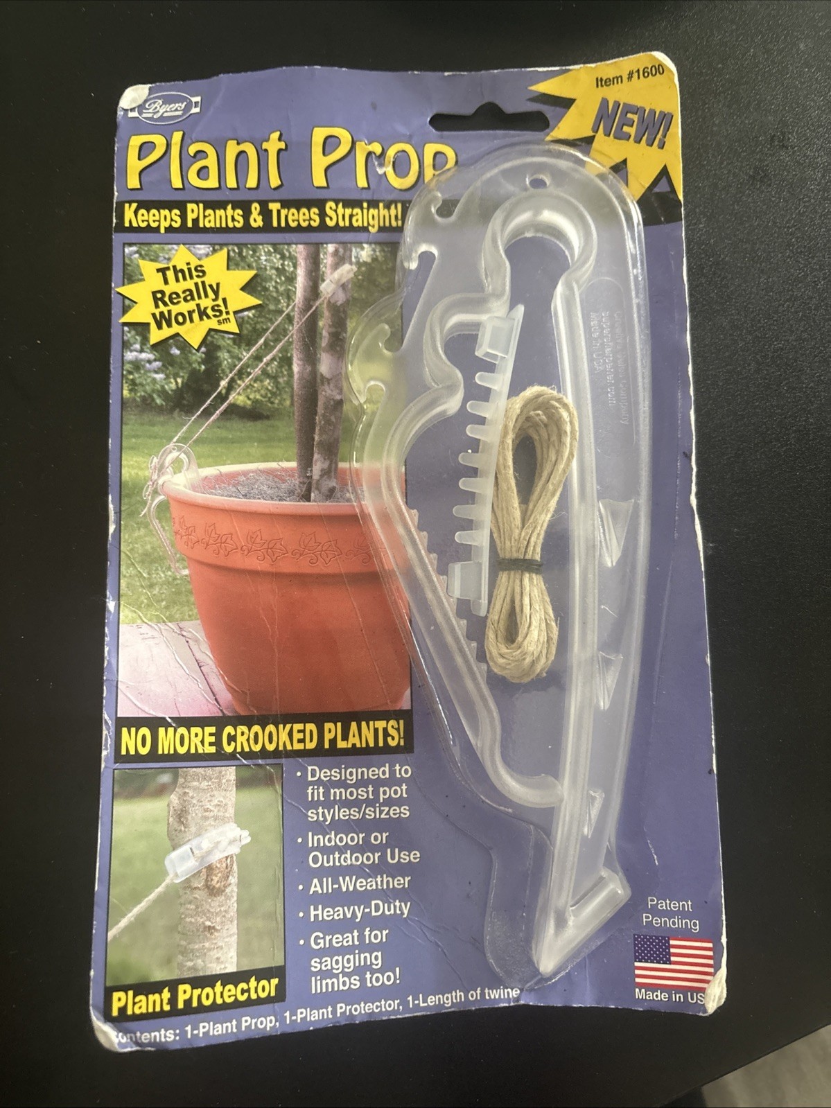 Plant Prop Keeps Plants And Trees Straight NOS