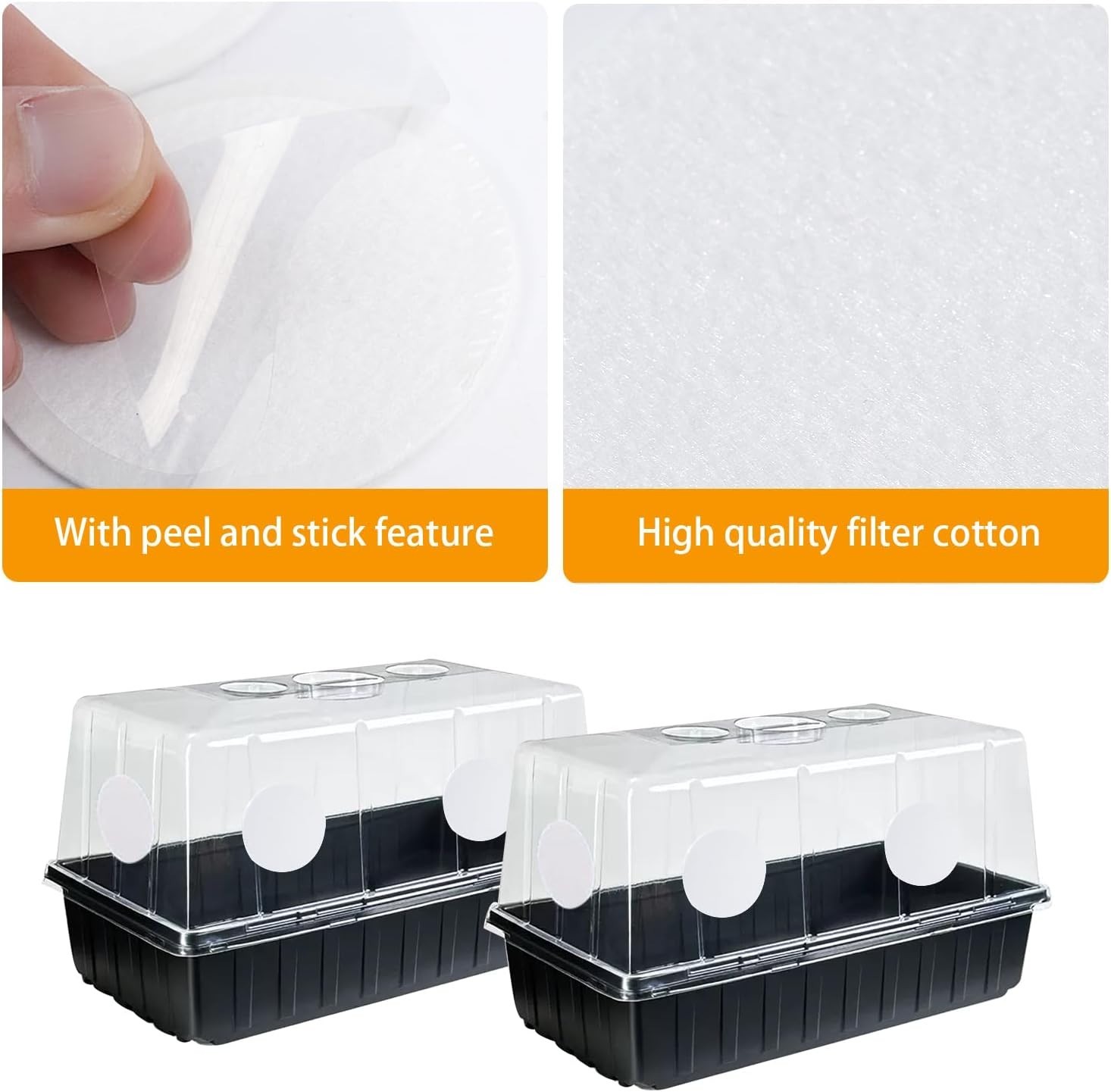 High-Efficiency 2.5in Mushroom Filter Disks – 12PCS for Optimal Gas Exchange