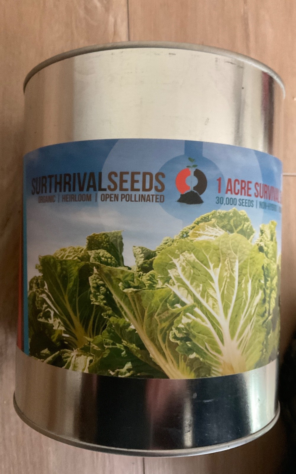 Preppers Vegetable Survival Garden Seed Cache 90 Varieties Organic, Non GMO