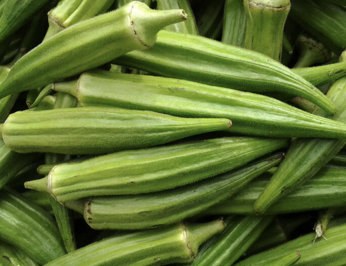 Clemson Spineless Okra Seeds – 50 SEEDS NON-GMO