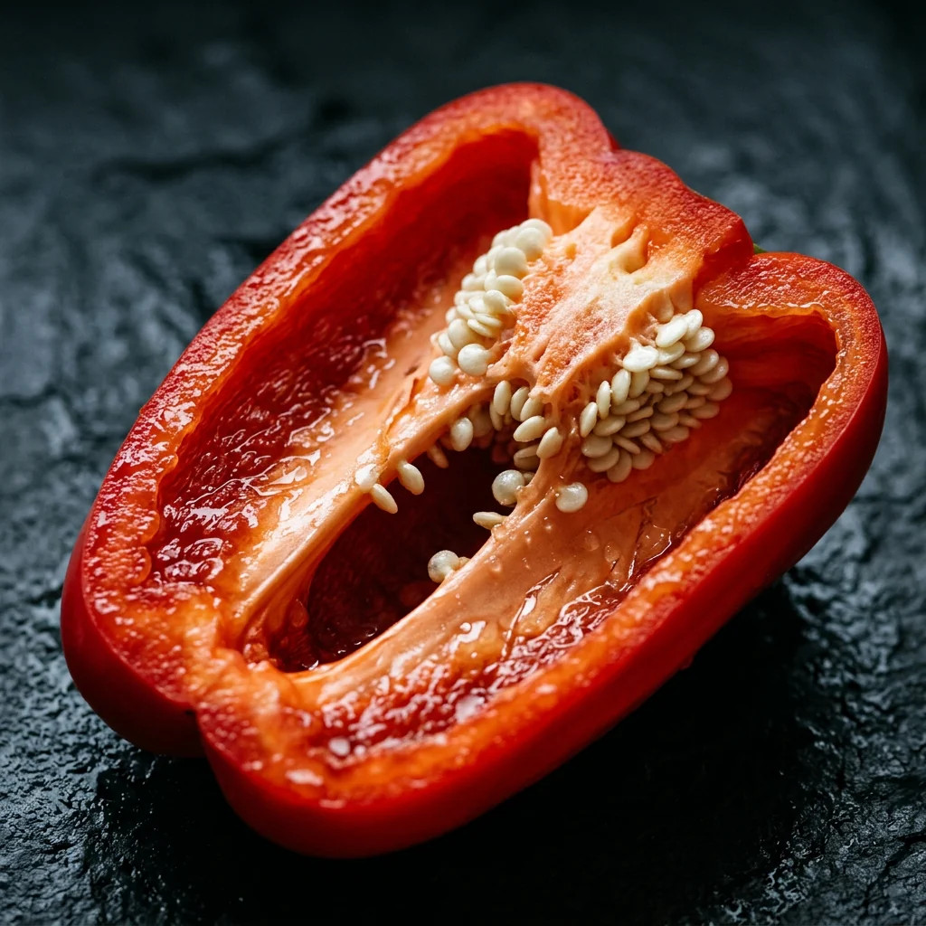 50 Red Bell Pepper Seeds for Planting – Extremely Sweet & Colorful Vegetable