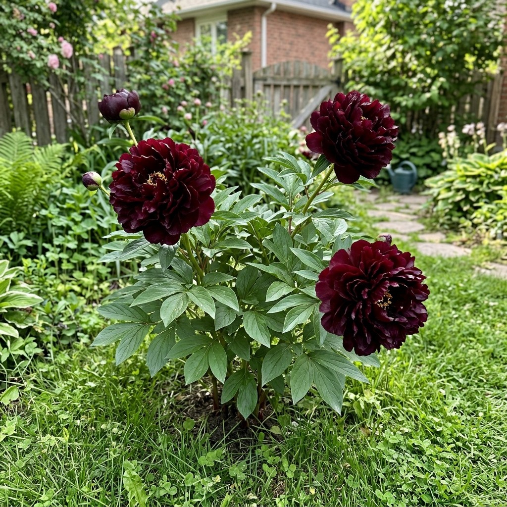 50 Black Peony Seeds for Planting – carefully packed Heirloom Black Peony Seeds