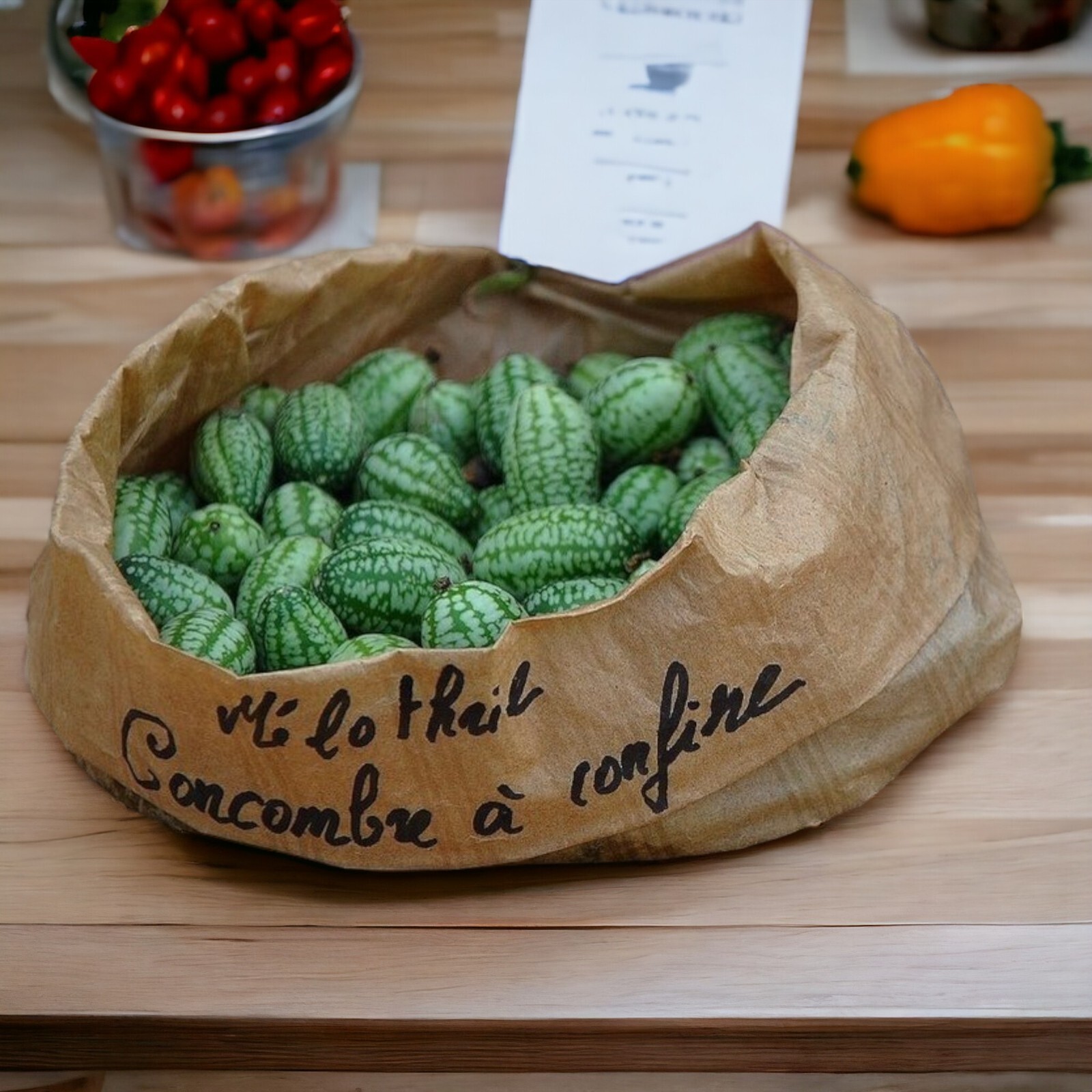 Explore Exotic Flavors with 100pcs Cucamelon Seeds – Mexican Sour Gherkin