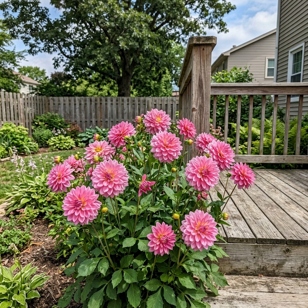 50 Count Waterlily Pink Dahlia Seeds – Stunning Yard Decor, Nature Inspired