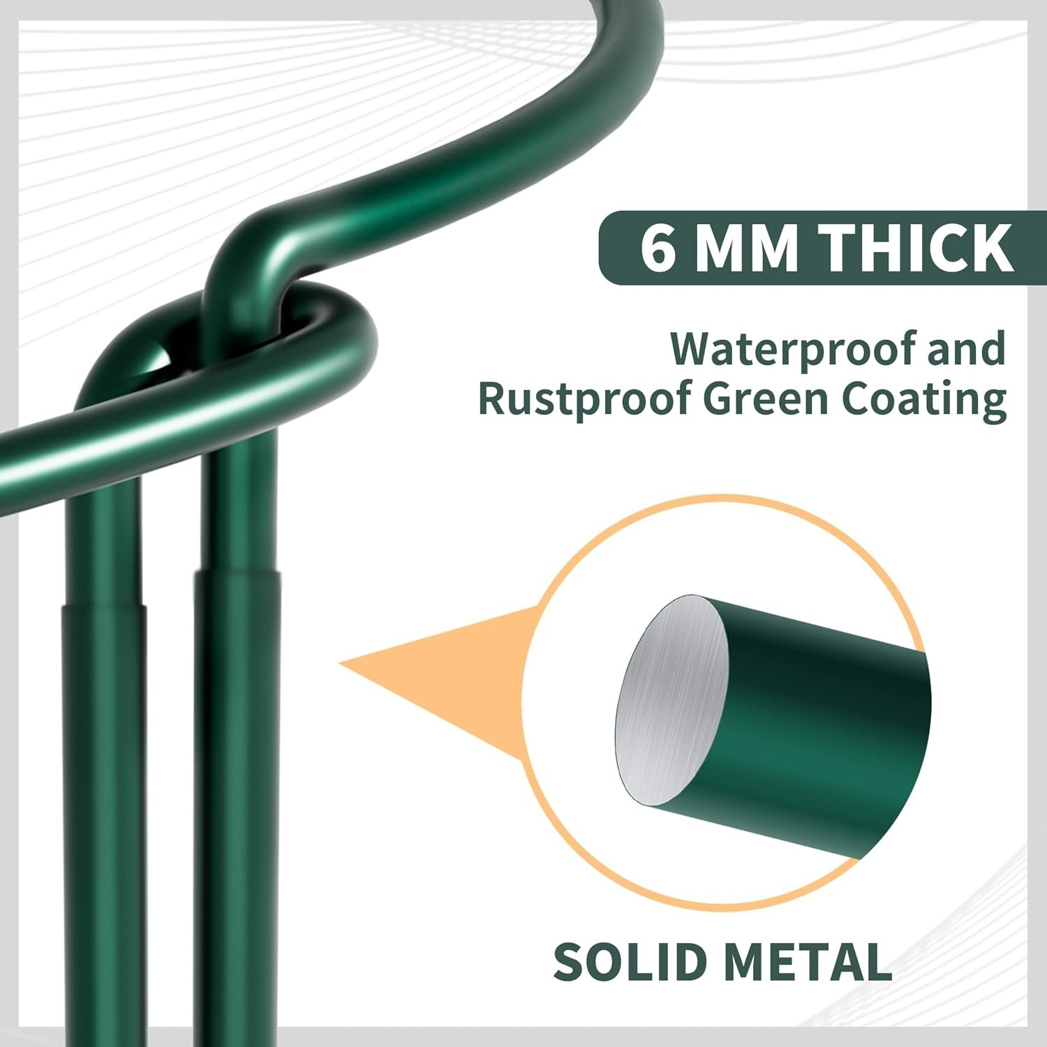 16″ Plant Supports for Outdoor & Indoor