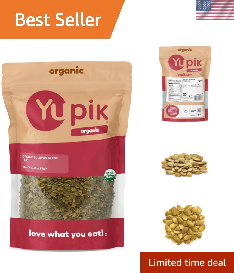 Crunchy Unsalted Organic Pumpkin Seed Kernels – Perfect for Toppings & Snacks