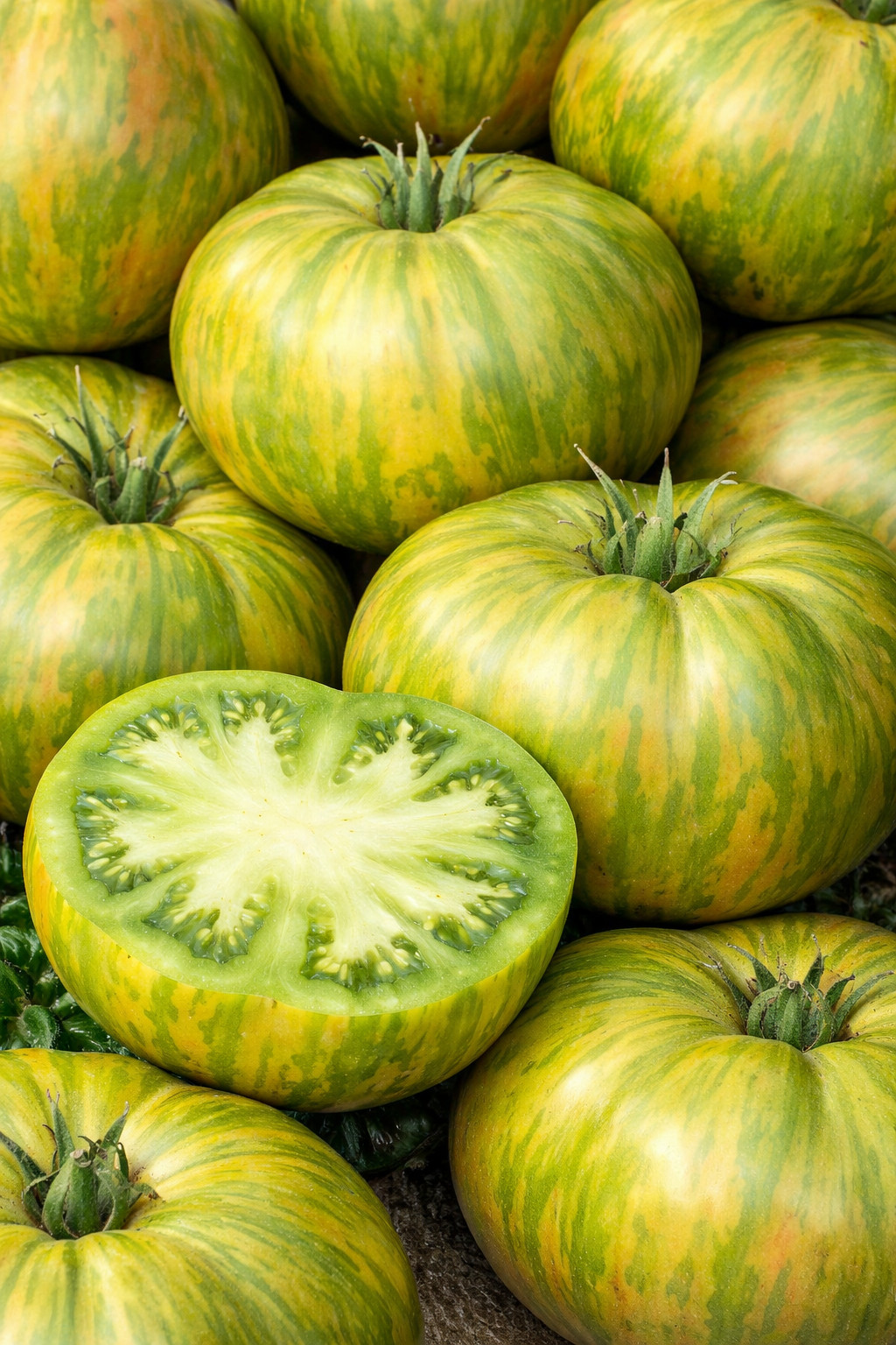 75 Giant Green Zebra Tomato Seeds – Organic, Heirloom, Up To 1LB Indeterminate