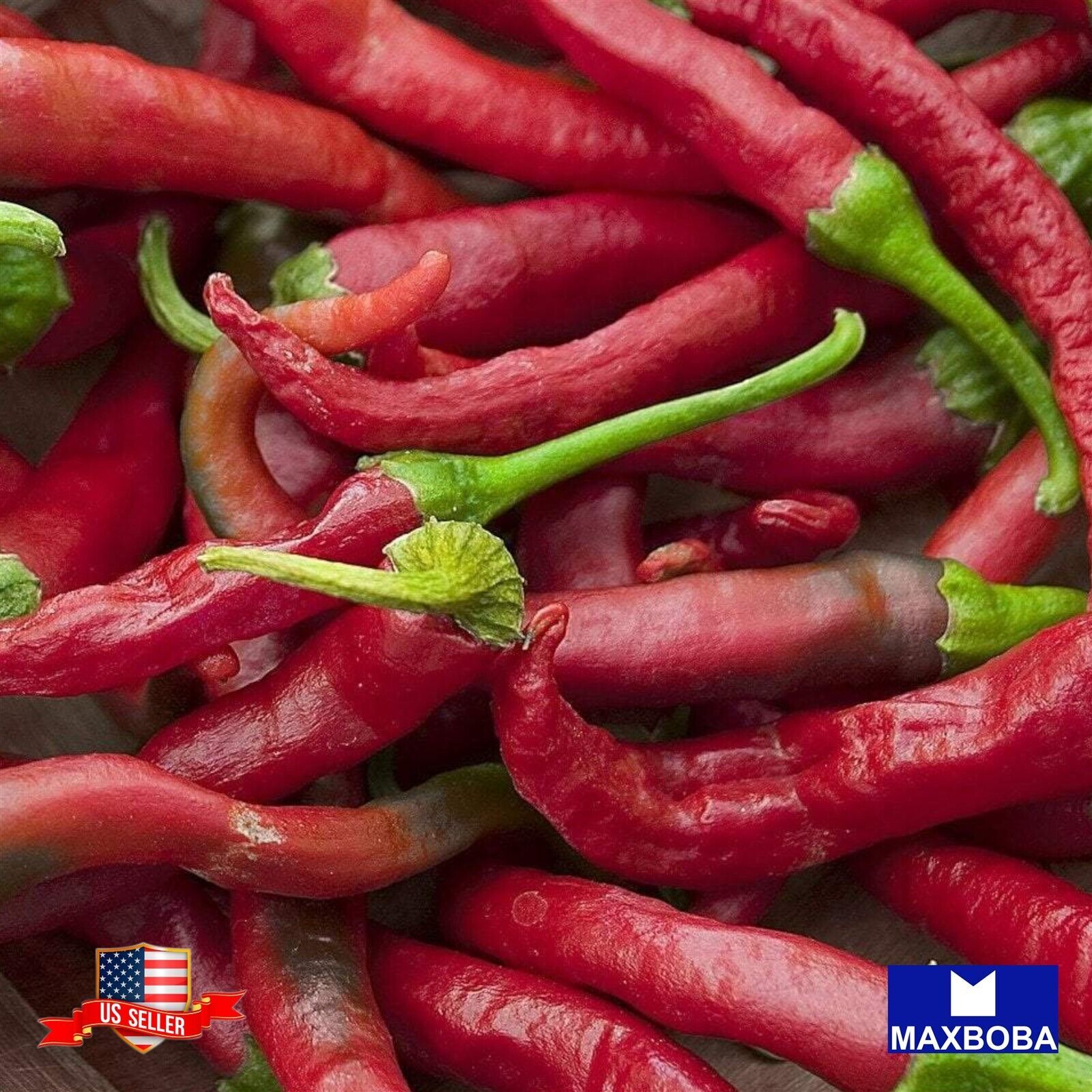 Pepper Seeds Hot Cayenne Long Red Thin Organic Heirloom Vegetable Non-GMO