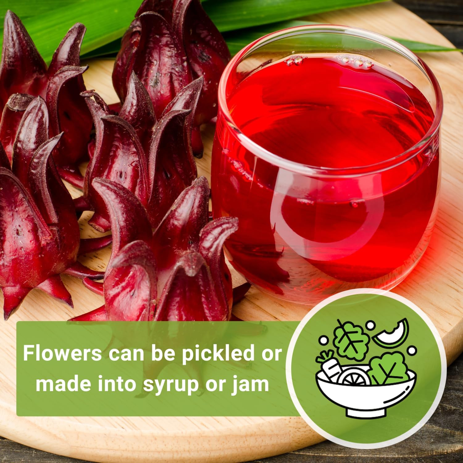 – Roselle Seeds for Planting – Hibiscus Sabdariffa – Non-Gmo Heirloom Variety –