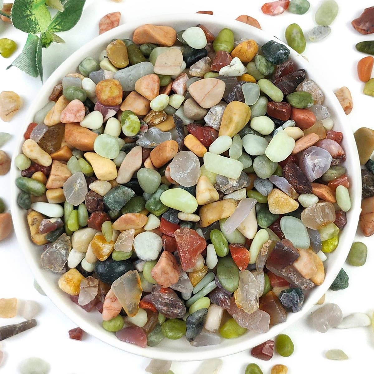 2LB Succulent and Cactus Colorful Pebbles, 3/8 Inch Pebbles for Indoor Plants…