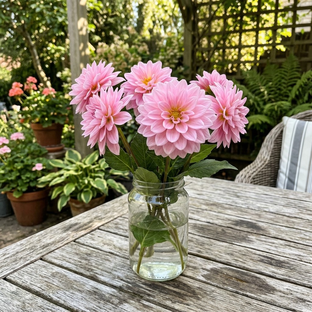 50 Count Waterlily Pink Dahlia Seeds – Stunning Yard Decor, Nature Inspired