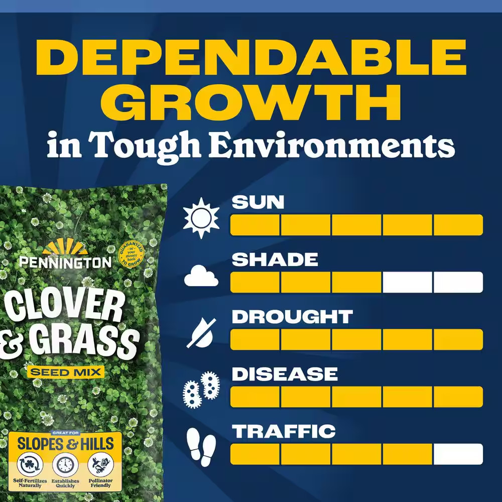 7 Lbs. Clover and Grass Seed Mix