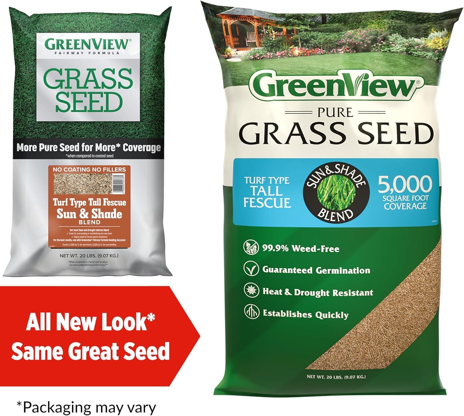 Elite Tall Fescue Seed 20lb Bag – Sun Shade, Heat Drought Insect Disease Proof