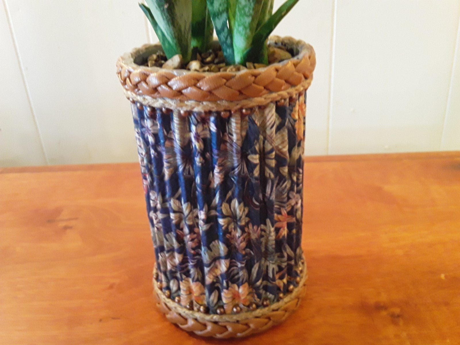 Sansevieria Snake Plant- 4 Healthy Rooted Plants in 6″x4″ Crafted Container