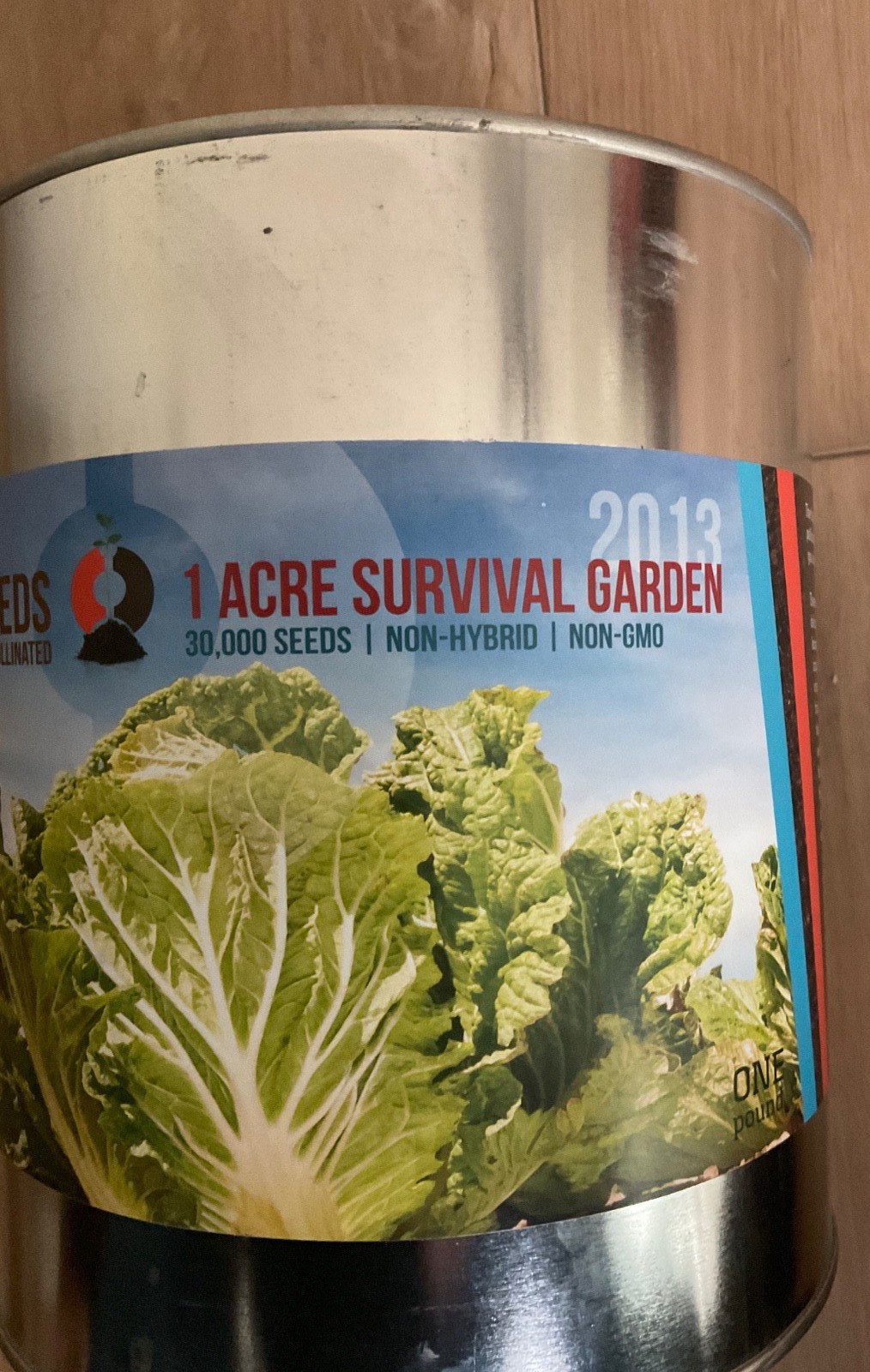 Preppers Vegetable Survival Garden Seed Cache 90 Varieties Organic, Non GMO