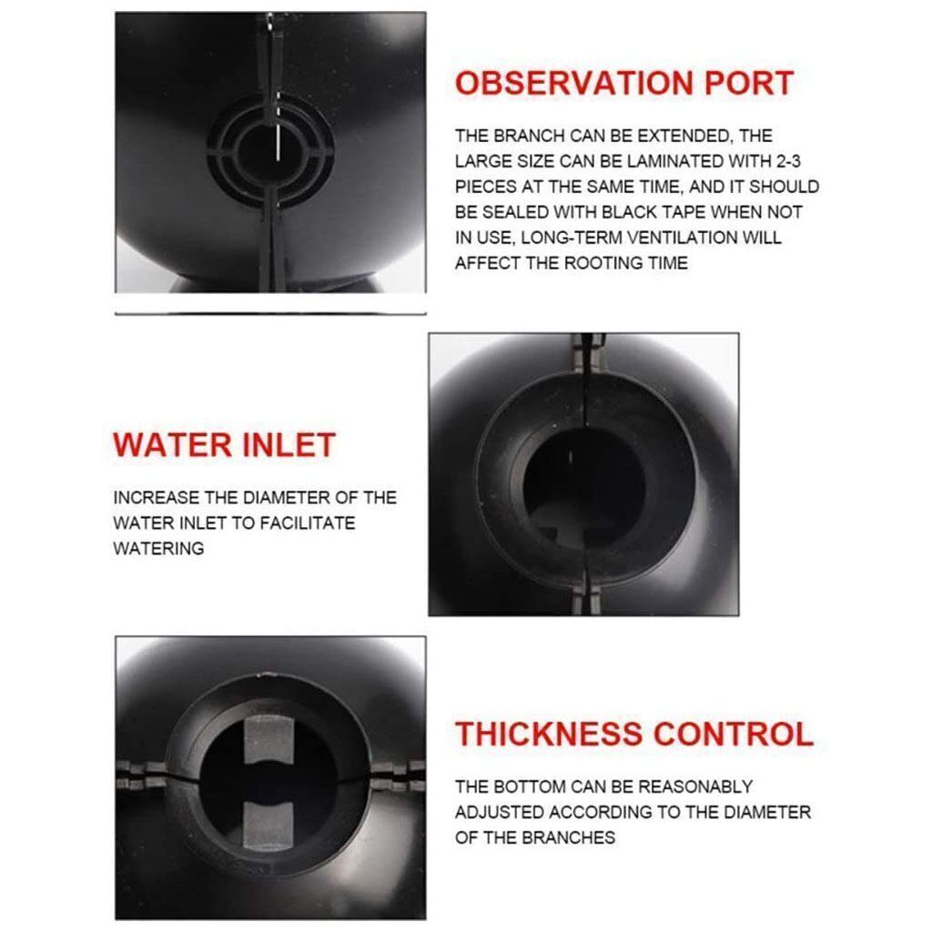 Plant Rooting Devices Growing Grafting Box High Pressure Propagation Ball S-L
