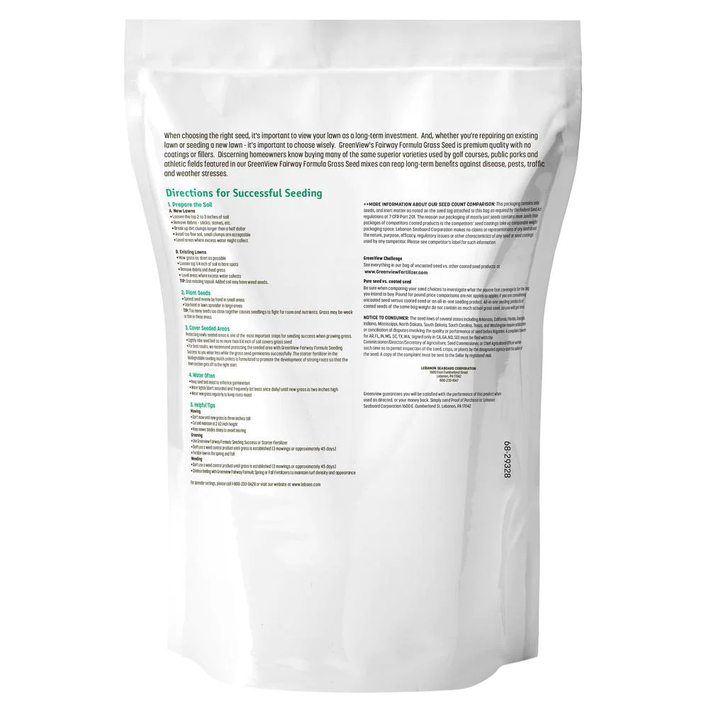 3 lbs. Fairway Formula Grass Seed Perennial Ryegrass Blend
