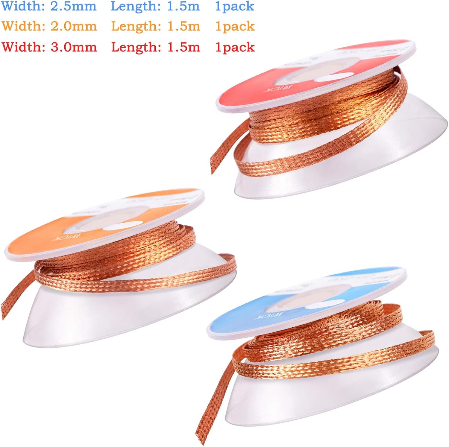 Desoldering Braid Wicks for Solder Removal