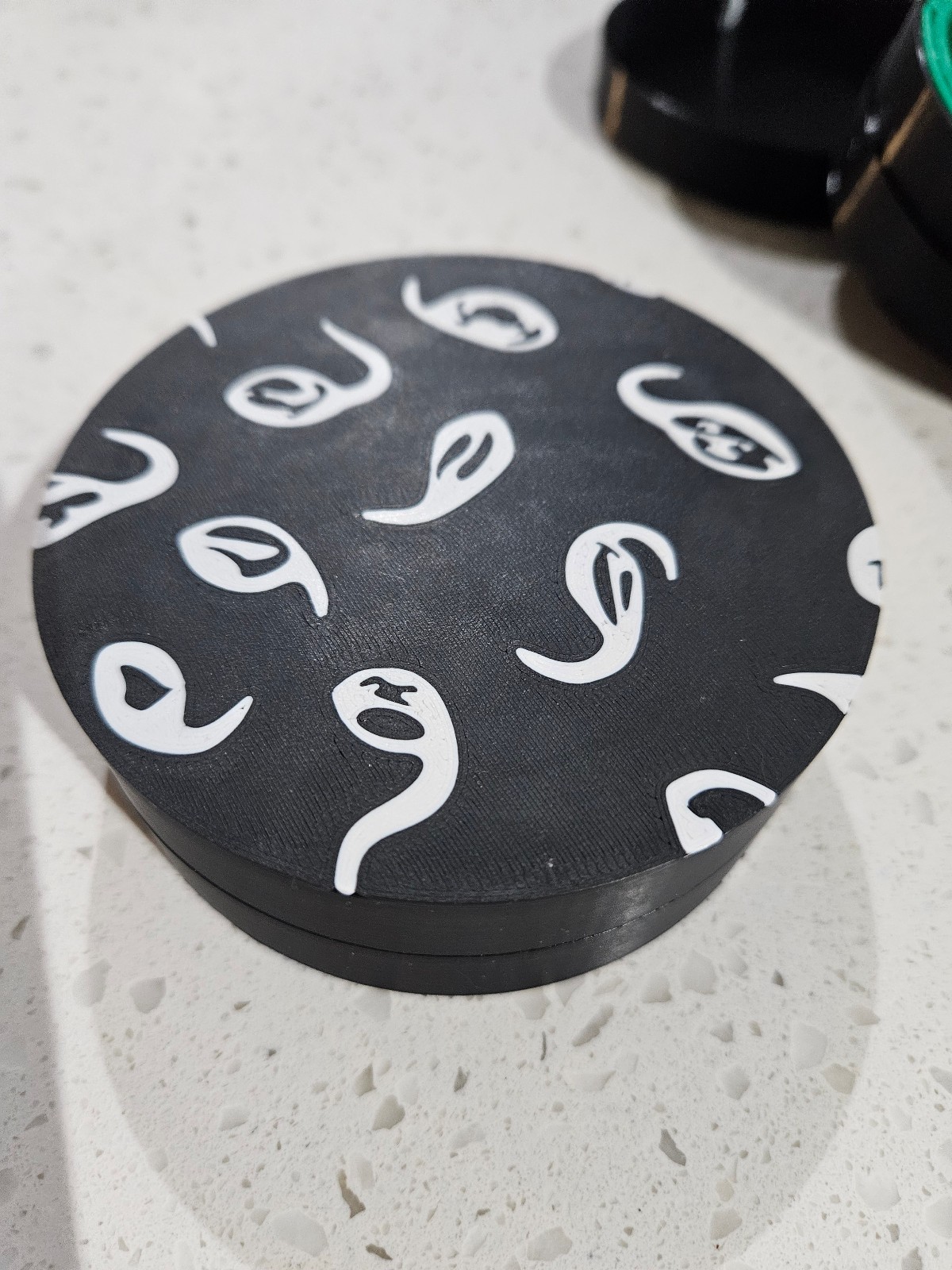 Black Seed Puck (White Inlay Design) Premium Germination Kit System