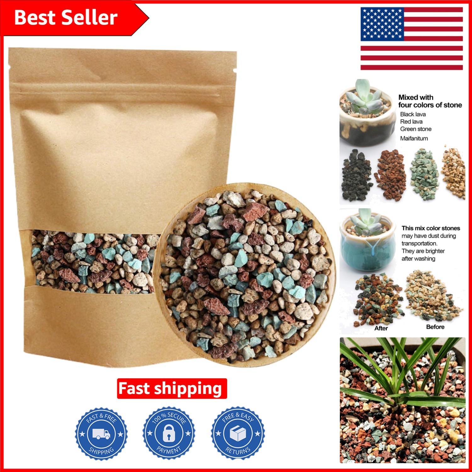 Professional Quality Succulent Soil Mix – 2.2 lbs Pumice Grit for Better Growth