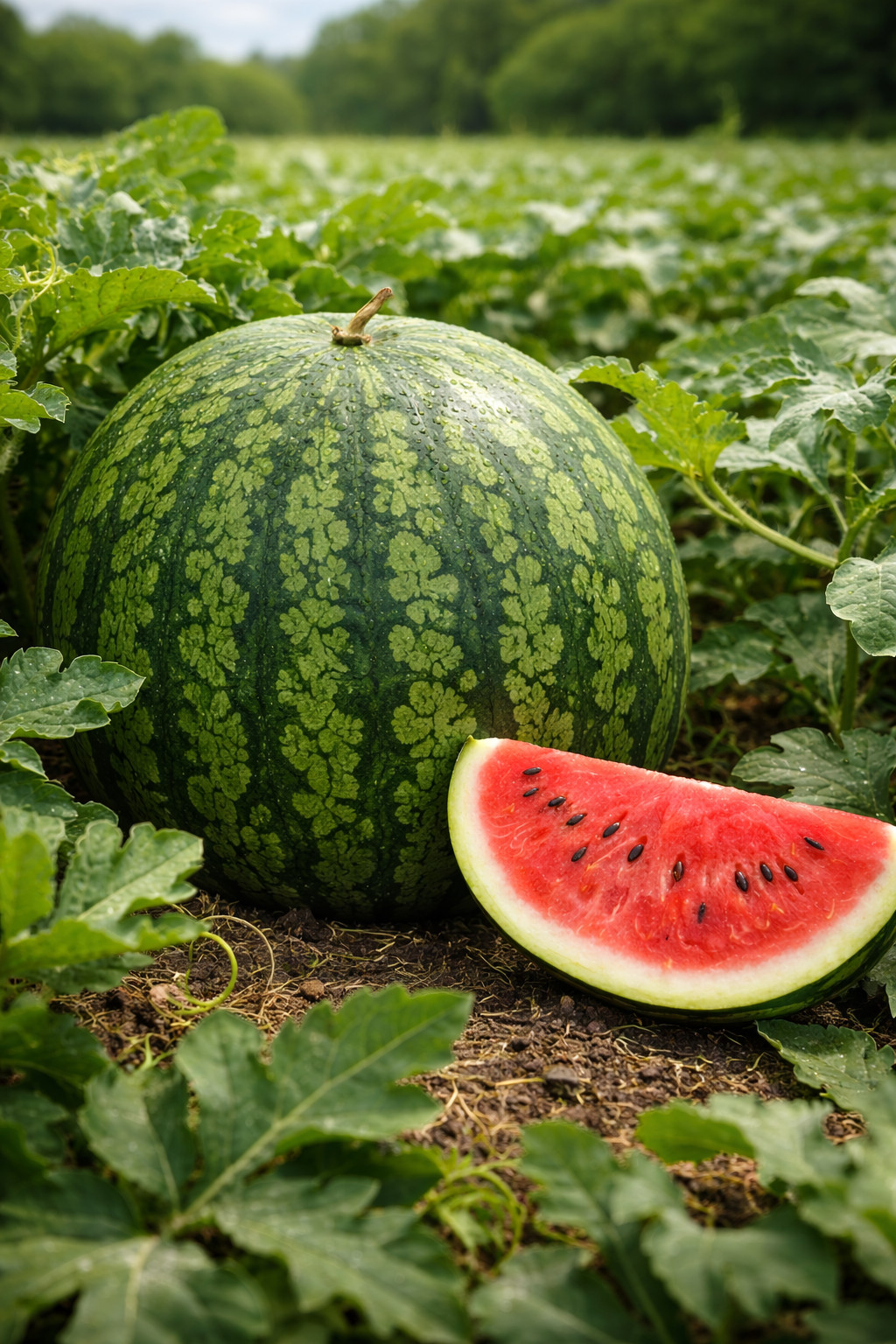 Giant Florida Watermelon Seeds Heirloom Non-GMO Sweet Large Fruit