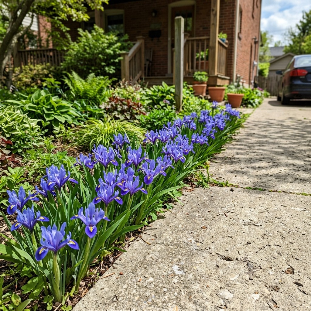 Fresh 50 Dwarf Blue Iris Seeds for Home Gardening – Beautiful Perennial