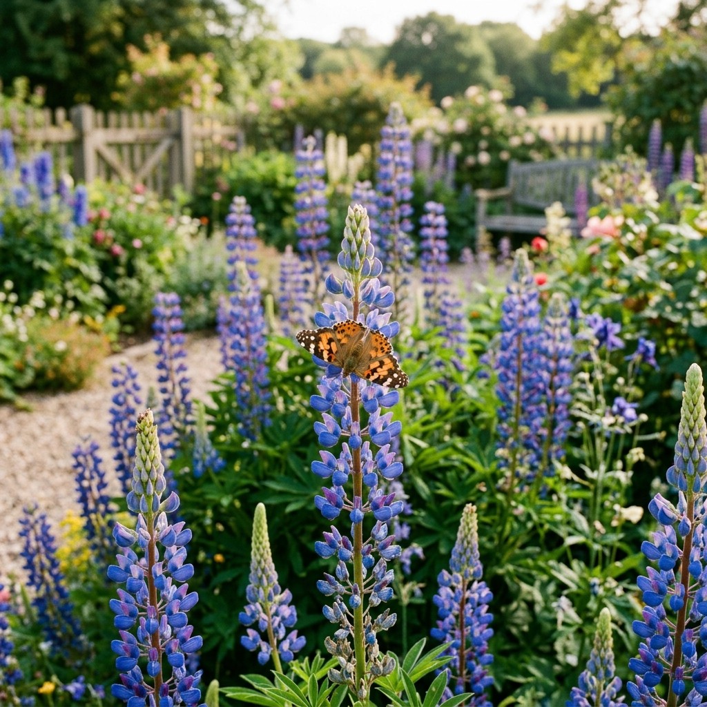 100 Blue Russell Lupine Seeds for Planting – Vibrant Heirloom Perennial