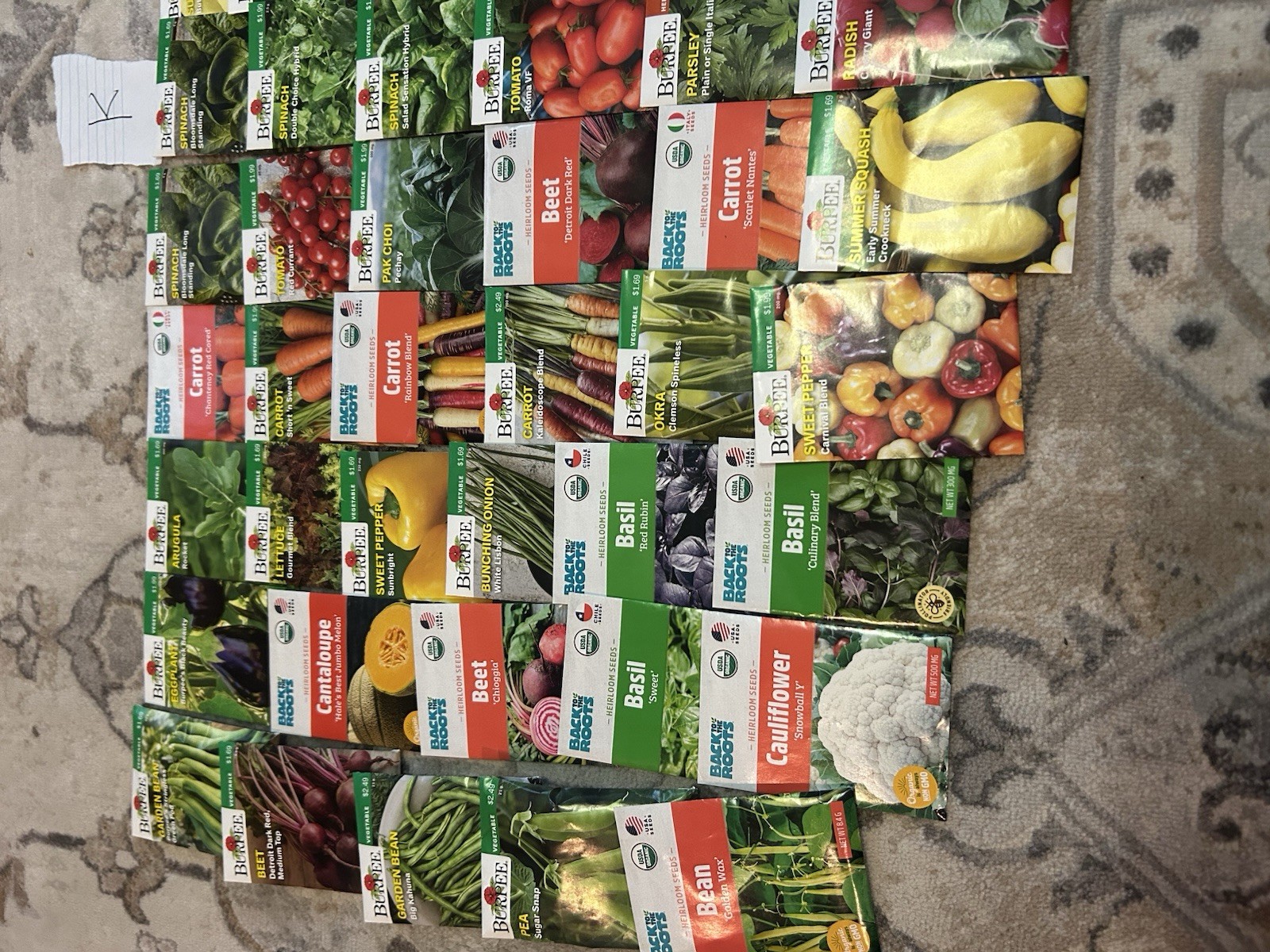 Lot K seeds Vegetable, flowers And Herb Seed Packets Packs 2025 mix gardening.
