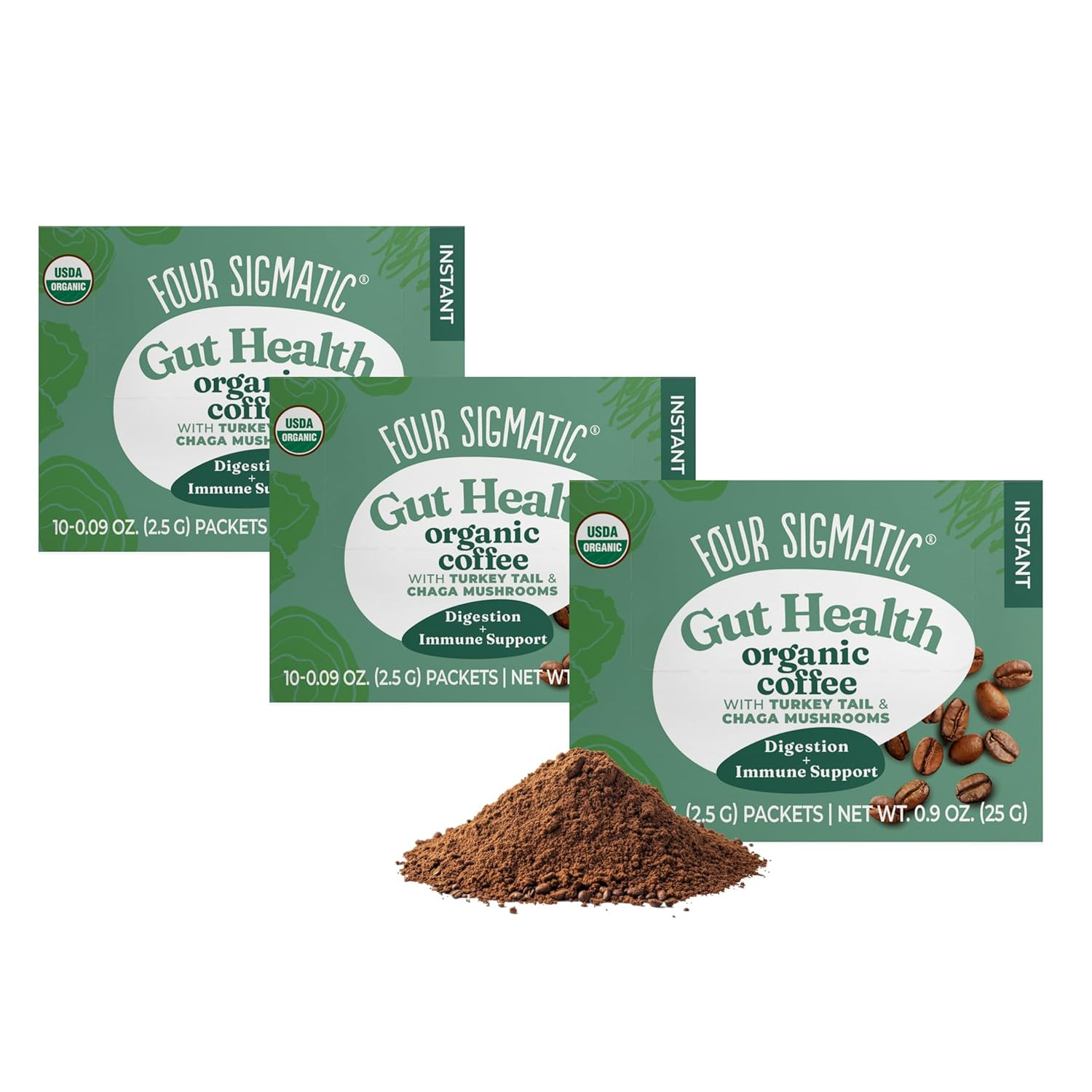 Mushroom Coffee Mix Pack of 2 – Lion’S Mane and Chaga & Cordyceps and Chaga