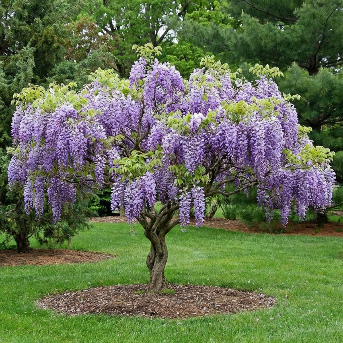 Purple Chinese Wisteria  starter live plant | Wisteria Tree | Fast Growing Vine